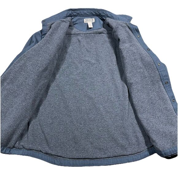 Duluth Trading Heavyweight Canvas Jacket Mens 3XL Fleece Lined Work Shirt Snap - Picture 4 of 12